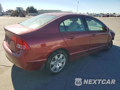 Trzecie zdjęcie samochodu z tyłu: 2008 HONDA CIVIC LX VIN:2HGFA16578H536954 - miniatura