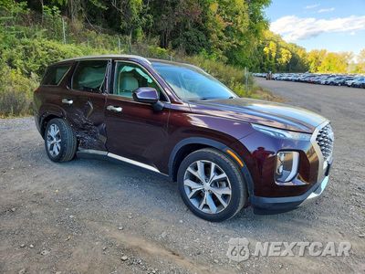 Czwarte zdjęcie samochodu z boku: 2021 HYUNDAI PALISADE SEL VIN:KM8R4DHE5MU254753 - miniatura