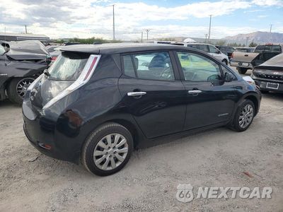 Trzecie zdjęcie samochodu z tyłu: 2014 NISSAN LEAF S VIN:1N4AZ0CP0EC330672 - miniatura