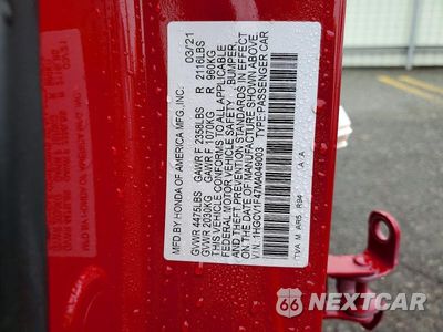Zdjęcie 12 z 12 samochodu: 2021 HONDA ACCORD SPORT SE VIN:1HGCV1F47MA049003 - miniatura
