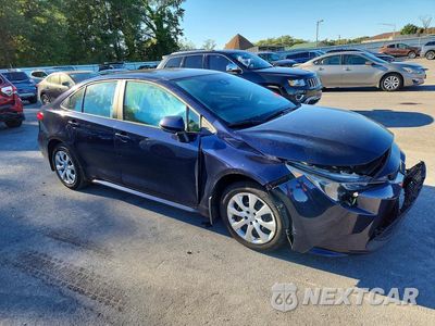 Czwarte zdjęcie samochodu z boku: 2022 TOYOTA COROLLA LE VIN:5YFEPMAE9NP380813 - miniatura