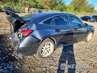 Trzecie zdjęcie samochodu z tyłu: 2024 HONDA CIVIC EX VIN:2HGFE1F70RH318460 - miniatura