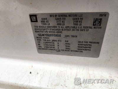 Zdjęcie 12 z 12 samochodu: 2015 CHEVROLET SILVERADO K3500 VIN:1GC4KYCG2FF154590 - miniatura