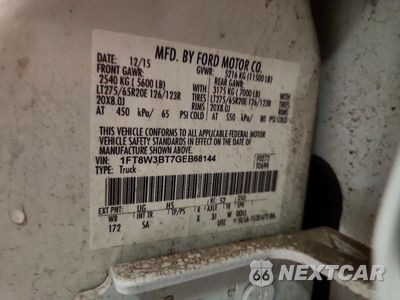 Zdjęcie 12 z 12 samochodu: 2016 FORD F350 SUPER DUTY VIN:1FT8W3BT7GEB68144 - miniatura