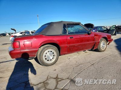 Trzecie zdjęcie samochodu z tyłu: 1993 FORD MUSTANG LX VIN:1FACP44M9PF128487 - miniatura