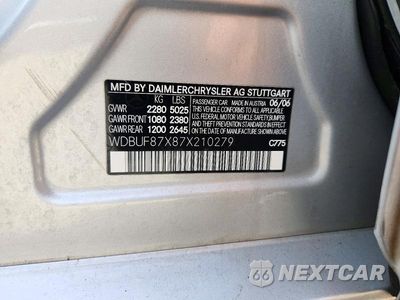 Zdjęcie 12 z 12 samochodu: 2007 MERCEDES-BENZ E 350 4MATIC VIN:WDBUF87X87X210279 - miniatura