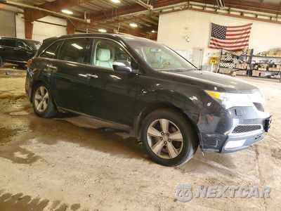 Czwarte zdjęcie samochodu z boku: 2013 ACURA MDX ADVANCE VIN:2HNYD2H69DH003020 - miniatura