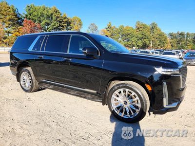 Czwarte zdjęcie samochodu z boku: 2022 CADILLAC ESCALADE ESV LUXURY VIN:1GYS4JKL7NR133815 - miniatura