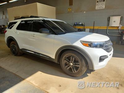 Czwarte zdjęcie samochodu z boku: 2021 FORD EXPLORER XLT VIN:1FMSK8DH4MGA76198 - miniatura