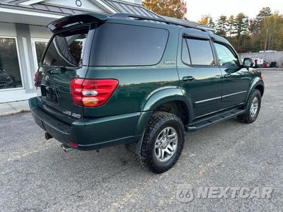 Czwarte zdjęcie samochodu z boku: 2004 TOYOTA SEQUOIA LIMITED VIN:5TDBT48A34S214486 - miniatura