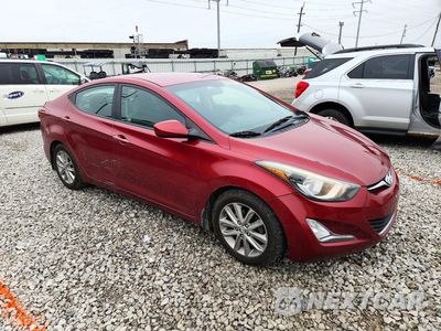 Czwarte zdjęcie samochodu z boku: 2015 HYUNDAI ELANTRA SE VIN:5NPDH4AE4FH587441 - miniatura