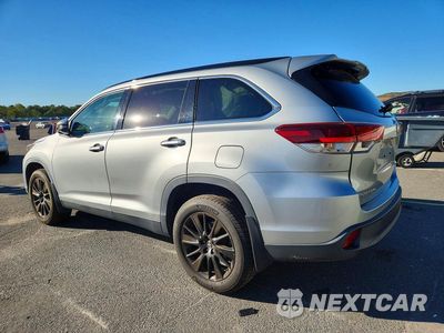 Drugie zdjęcie samochodu z przodu: 2019 TOYOTA HIGHLANDER SE VIN:5TDJZRFH6KS619181 - miniatura
