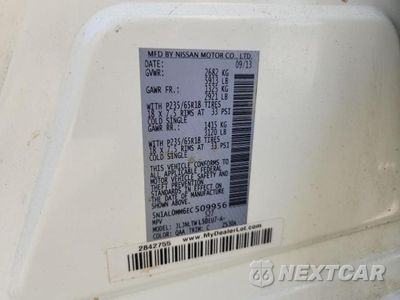 Zdjęcie 13 z 13 samochodu: 2014 INFINITI QX60 BASE VIN:5N1AL0MM6EC509956 - miniatura