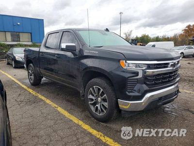 Czwarte zdjęcie samochodu z boku: 2022 CHEVROLET SILVERADO K1500 LT-L VIN:1GCPDKEK5NZ561595 - miniatura