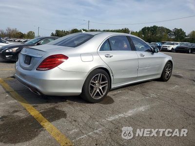 Trzecie zdjęcie samochodu z tyłu: 2016 MERCEDES-BENZ S 550 4MATIC VIN:WDDUG8FB6GA209225 - miniatura