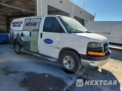 Czwarte zdjęcie samochodu z boku: 2014 GMC SAVANA 2500 CARGO DELIVERY VAN VIN:1GTW7FCA8E1908761 - miniatura