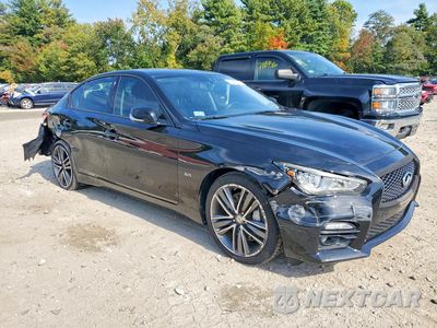 Czwarte zdjęcie samochodu z boku: 2017 INFINITI Q50 3.0T SPORT VIN:JN1EV7ARXHM830909 - miniatura