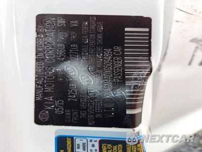 Zdjęcie 13 z 13 samochodu: 2016 KIA OPTIMA HYBRID VIN:KNAGM4ADXG5094894 - miniatura