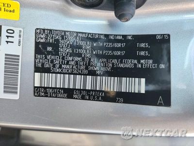 Zdjęcie 14 z 14 samochodu: 2015 TOYOTA SIENNA LE VIN:5TDKK3DCXFS624399 - miniatura