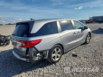 Trzecie zdjęcie samochodu z tyłu: 2019 HONDA ODYSSEY EXL VIN:5FNRL6H75KB123381 - miniatura