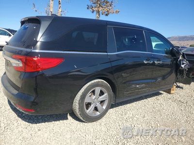 Trzecie zdjęcie samochodu z tyłu: 2019 HONDA ODYSSEY EXL VIN:5FNRL6H70KB132781 - miniatura