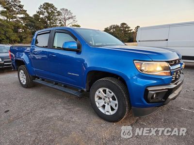 Czwarte zdjęcie samochodu z boku: 2021 CHEVROLET COLORADO LT VIN:1GCGSCEN2M1127928 - miniatura