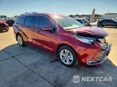 Czwarte zdjęcie samochodu z boku: 2023 TOYOTA SIENNA LIMITED 7-PASSENGER VIN:5TDZSKFC5PS092647 - miniatura