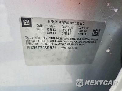 Zdjęcie 12 z 12 samochodu: 2016 CHEVROLET MALIBU LT VIN:1G1ZE5ST6GF327581 - miniatura