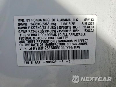 Zdjęcie 14 z 14 samochodu: 2014 ACURA MDX VIN:5FRYD3H25EB009105 - miniatura