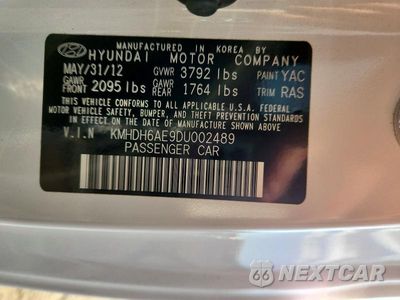 Zdjęcie 12 z 12 samochodu: 2013 HYUNDAI ELANTRA COUPE SE VIN:KMHDH6AE9DU002489 - miniatura