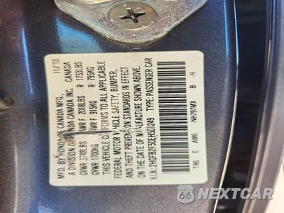 Zdjęcie 12 z 12 samochodu: 2014 HONDA CIVIC LX VIN:2HGFB2F50EH501249 - miniatura