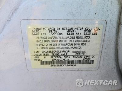 Zdjęcie 12 z 12 samochodu: 2007 NISSAN SENTRA 2.0 VIN:3N1AB61E47L644614 - miniatura