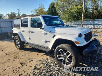 Czwarte zdjęcie samochodu z boku: 2024 JEEP WRANGLER 4XE VIN:1C4RJXN62RW150146 - miniatura
