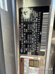 Zdjęcie 10 z 14 samochodu: 2016 KIA SORENTO SX V6 VIN:5XYPKDA56GG008246 - miniatura