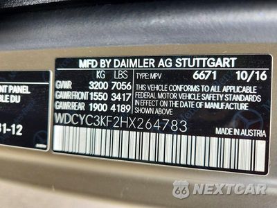 Zdjęcie 13 z 13 samochodu: 2017 MERCEDES-BENZ G 550 VIN:WDCYC3KF2HX264783 - miniatura