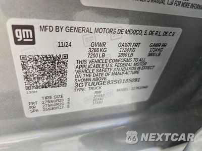 Zdjęcie 12 z 12 samochodu: 2025 GMC SIERRA K1500 DENALI VIN:3GTUUGE83SG185091 - miniatura
