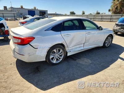 Trzecie zdjęcie samochodu z tyłu: 2020 HONDA ACCORD LX VIN:1HGCV1F15LA050381 - miniatura