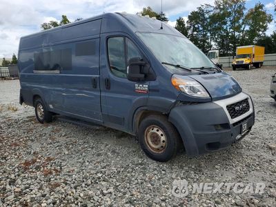 Czwarte zdjęcie samochodu z boku: 2021 RAM PROMASTER 3500 DELIVERY VAN VIN:3C6MRVJG7ME549800 - miniatura