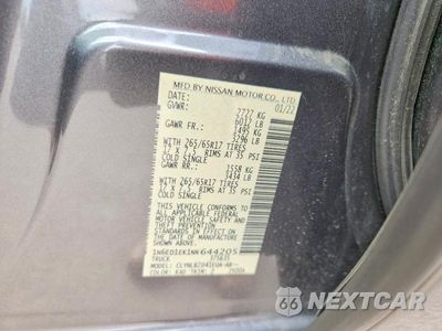 Zdjęcie 12 z 12 samochodu: 2022 NISSAN FRONTIER SV VIN:1N6ED1EK1NN644205 - miniatura