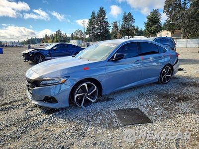 2022 HONDA ACCORD SPORT SE 1HGCV1F48NA045124 - główne zdjęcie licytacji z USA - miniatura