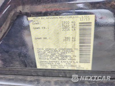 Zdjęcie 12 z 12 samochodu: 2014 NISSAN ALTIMA 2.5 SV VIN:1N4AL3APXEC195934 - miniatura