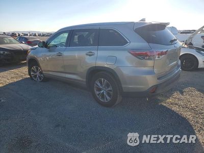 Drugie zdjęcie samochodu z przodu: 2014 TOYOTA HIGHLANDER XLE VIN:5TDKKRFH1ES036014 - miniatura
