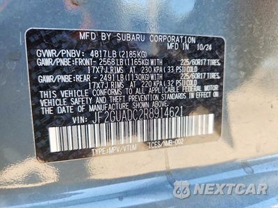 Zdjęcie 13 z 13 samochodu: 2024 SUBARU CROSSTREK PREMIUM VIN:JF2GUADC2R8914621 - miniatura