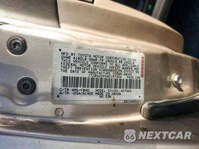 Zdjęcie 12 z 12 samochodu: 1998 TOYOTA CAMRY LE VIN:JT2BG22K6W0187454 - miniatura