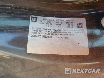 Zdjęcie 12 z 12 samochodu: 2013 CHEVROLET CAMARO LS VIN:2G1FA1E31D9224608 - miniatura