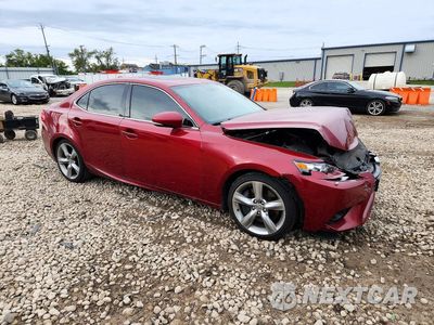 Czwarte zdjęcie samochodu z boku: 2014 LEXUS IS 350 VIN:JTHCE1D21E5000548 - miniatura