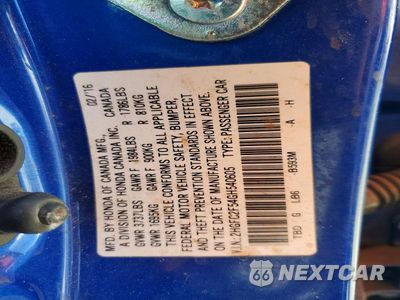 Zdjęcie 13 z 13 samochodu: 2016 HONDA CIVIC LX VIN:2HGFC2F54GH540605 - miniatura