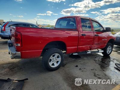 Trzecie zdjęcie samochodu z tyłu: 2004 DODGE RAM 1500 ST VIN:1D7HU18D74S700957 - miniatura
