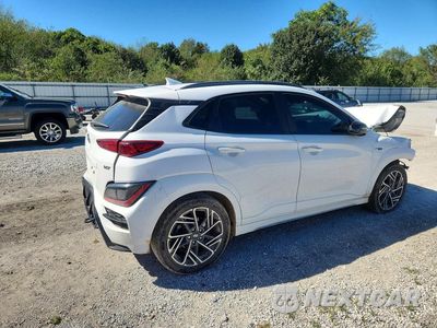 Trzecie zdjęcie samochodu z tyłu: 2022 HYUNDAI KONA N LINE VIN:KM8K33A33NU771686 - miniatura