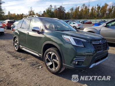 Czwarte zdjęcie samochodu z boku: 2023 SUBARU FORESTER TOURING VIN:JF2SKARCXPH530110 - miniatura